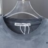 Alexarde*wang 25SS Early Spring New Arrival Applique Letter Rhinestone Short Sleeve T-Shirt