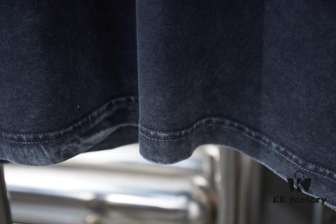 Alexarde*wang 25SS Early Spring New Arrival Embroidered Letter Rhinestone Short Sleeve T-Shirt