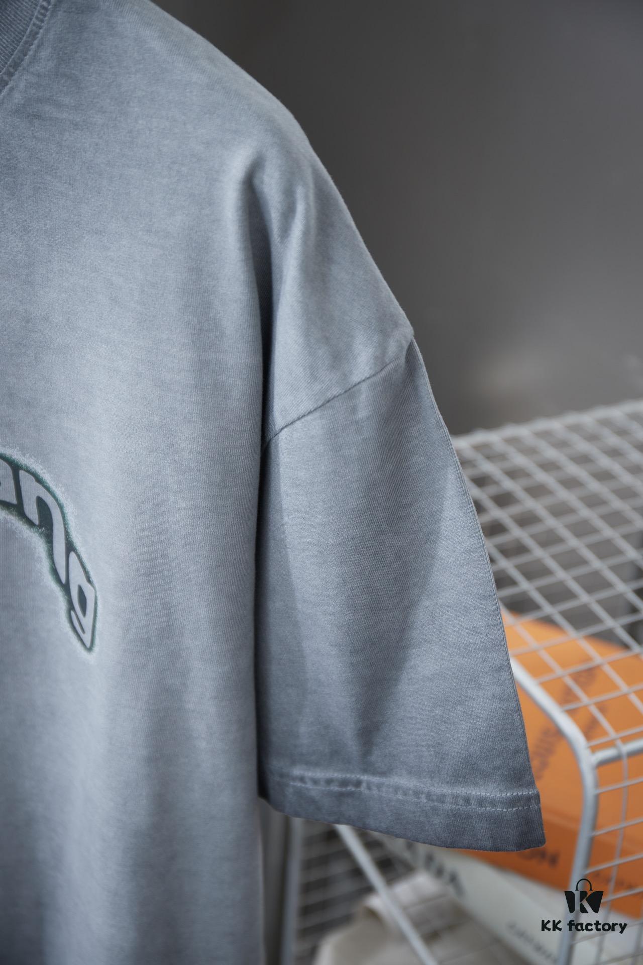 Alexard*rwang 25SS Early Spring New Arrival Graffiti Letter Print Short Sleeve T-Shirt