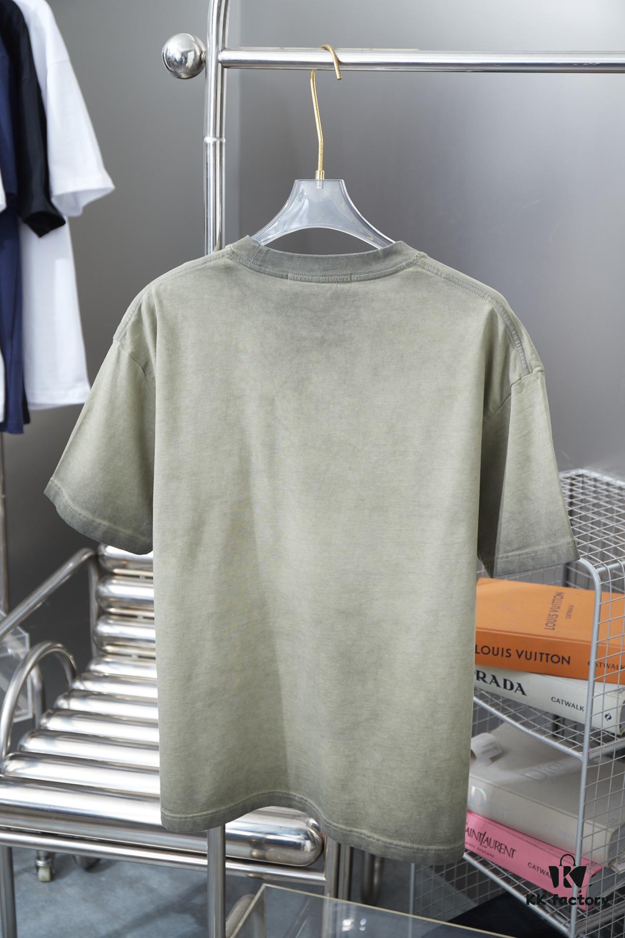 Alexard*rwang 25SS Early Spring New Arrival Graffiti Letter Print Short Sleeve T-Shirt