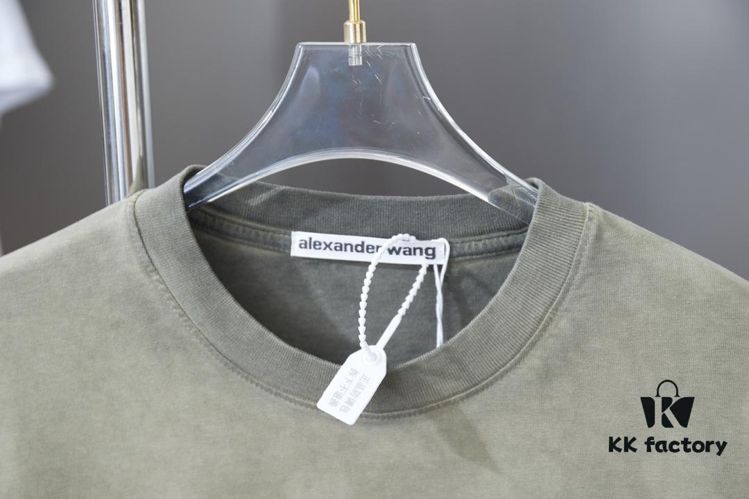 Alexard*rwang 25SS Early Spring New Arrival Graffiti Letter Print Short Sleeve T-Shirt