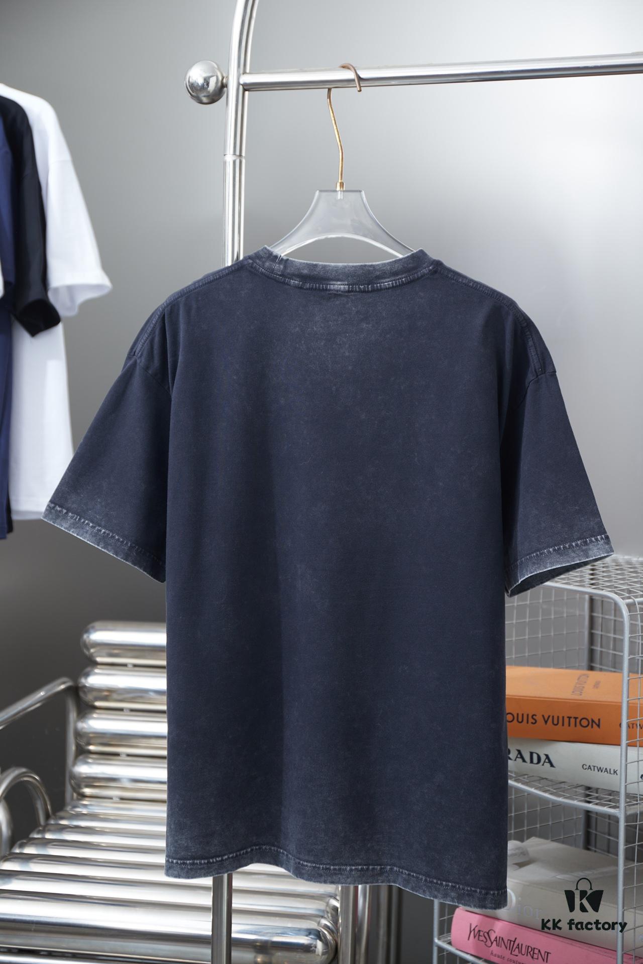 Alexard*rwang 25SS Early Spring New Arrival Graffiti Letter Print Short Sleeve T-Shirt