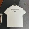 Alexander Wang AW 280g Heavyweight Pure Cotton Oversized T-Shirt with Puff Print Logo Design, Spring and Summer New Round Neck Fashion Short Sleeve Tee