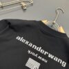 Alexander Wang AW 280g Heavyweight Cotton Loose-Fit T-Shirt with Puff Print Logo Design