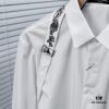 Alexander McQueen / Alexander McQueen Embroidered Shirt with Patterned Shoulder Sash Design
