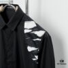 Alexander McQueen Camouflage Color-Block Strap Design Shirt