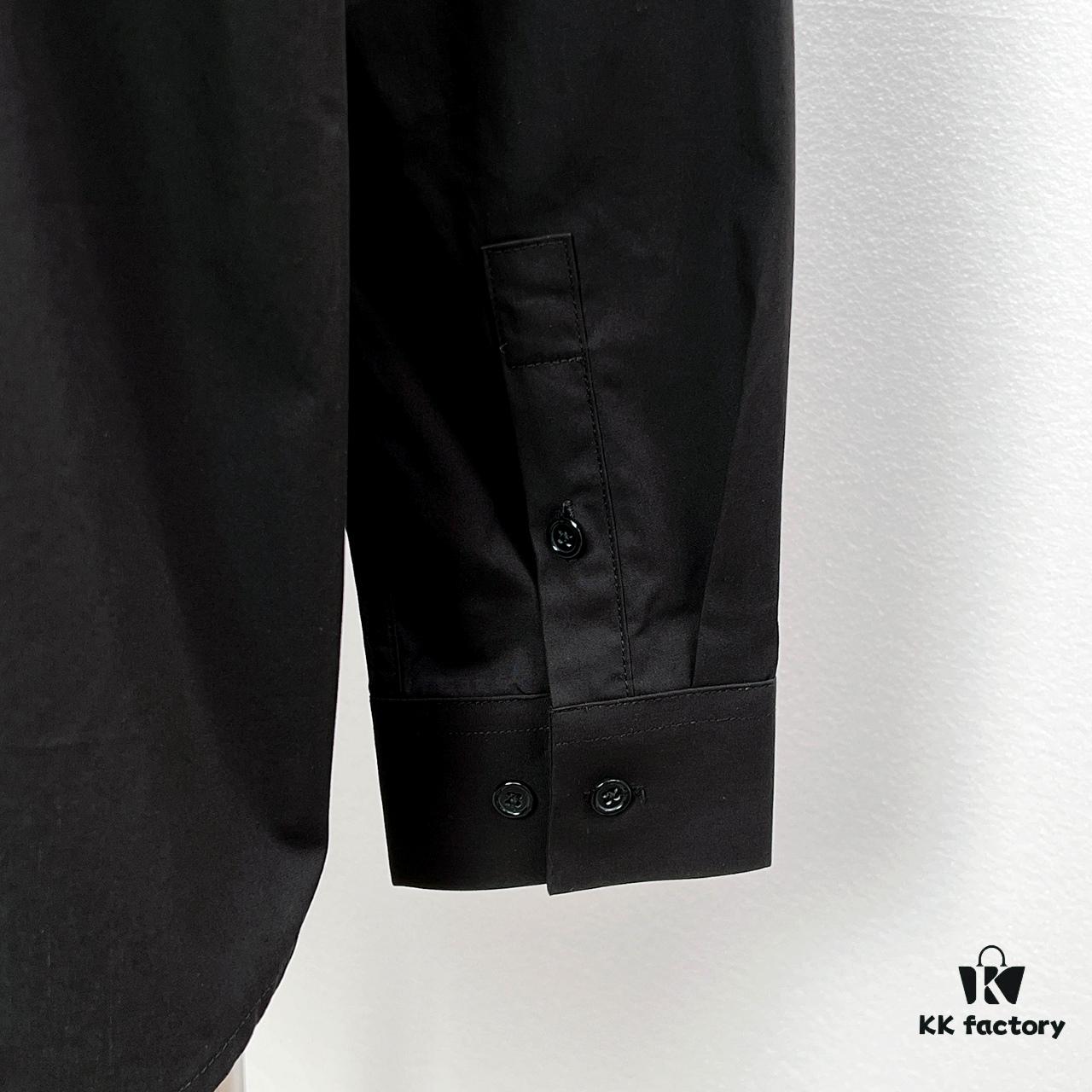 Alexander McQueen Camouflage Color-Block Strap Design Shirt