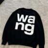 New Arrival Knitwear - Wang King 3D Embossed Logo Pullover Sweater with Custom Knitting Fabric Technology