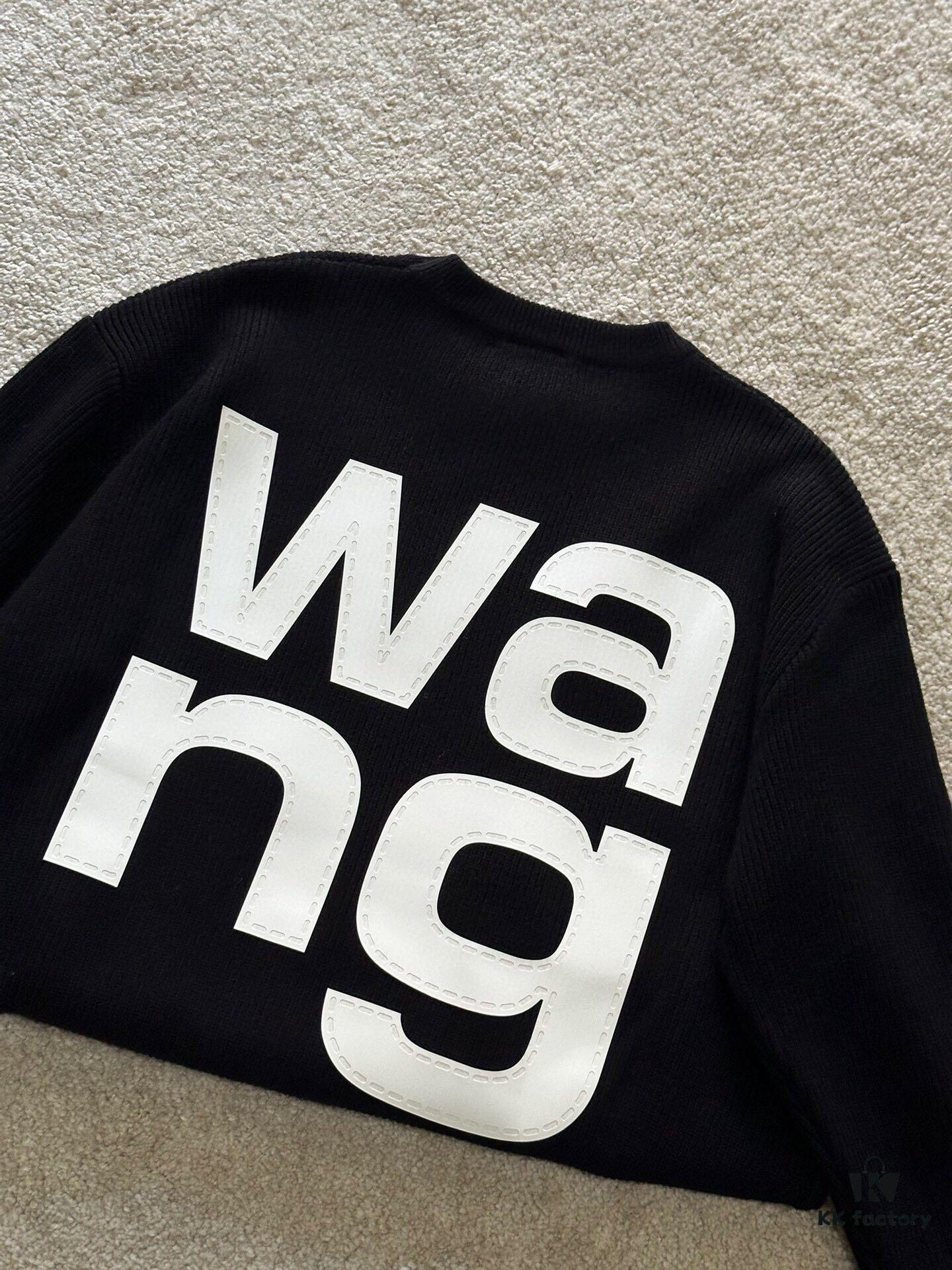 New Arrival Knitwear - Wang King 3D Embossed Logo Pullover Sweater with Custom Knitting Fabric Technology