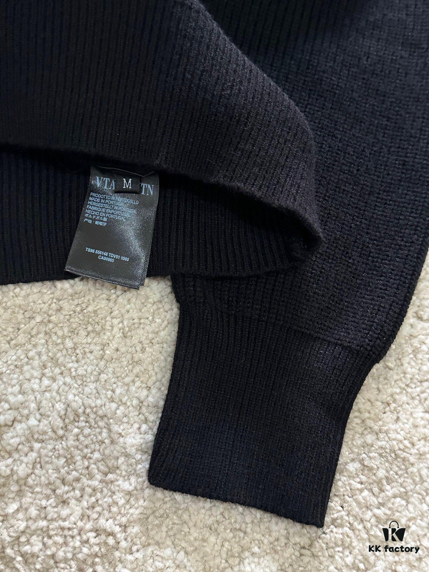 New Arrival Knitwear - Wang King 3D Embossed Logo Pullover Sweater with Custom Knitting Fabric Technology