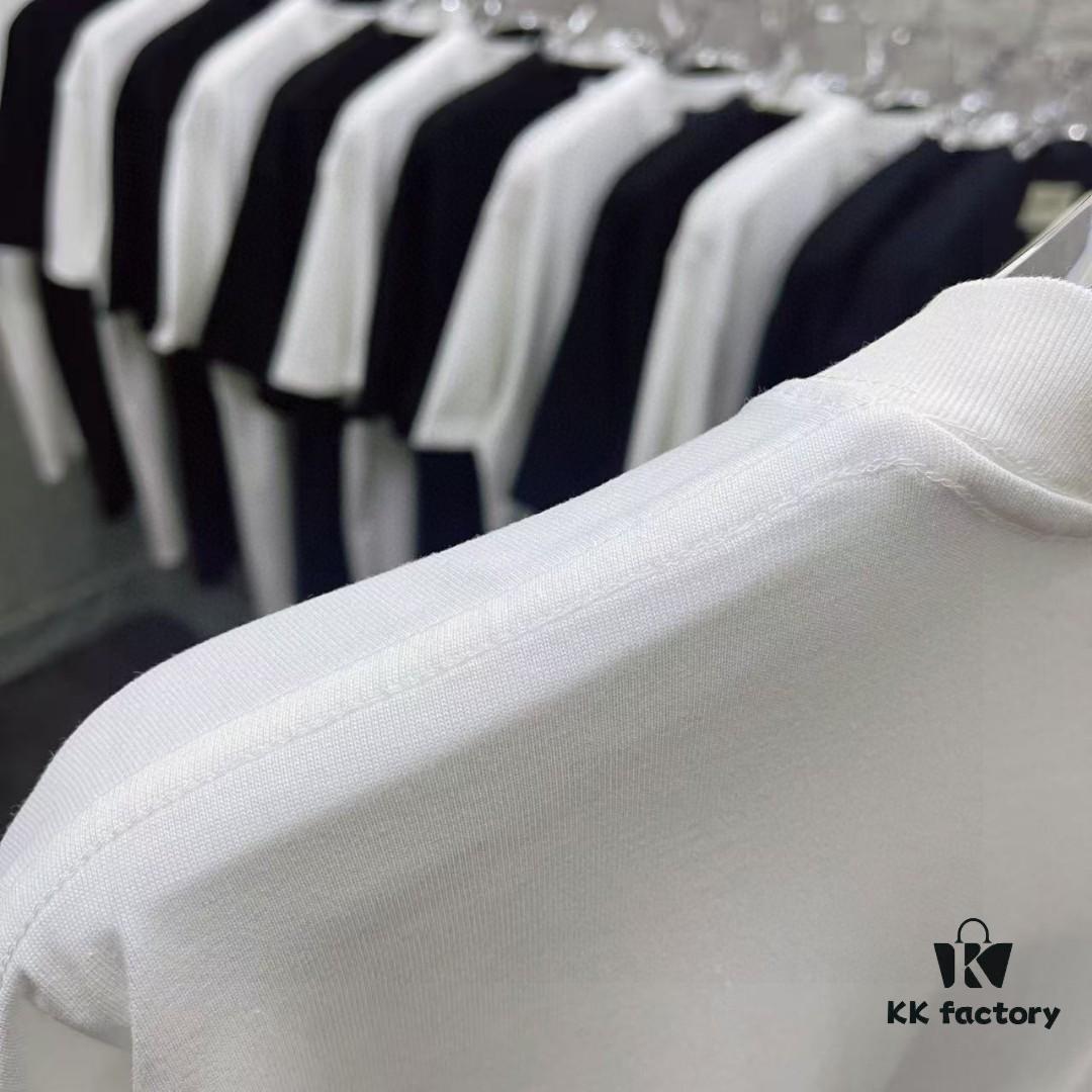 Alexander Wang * alexanderwang 2025 Spring/Summer New Arrival Letter Logo Print Custom Fabric 300g Short Sleeve T-Shirt Unisex