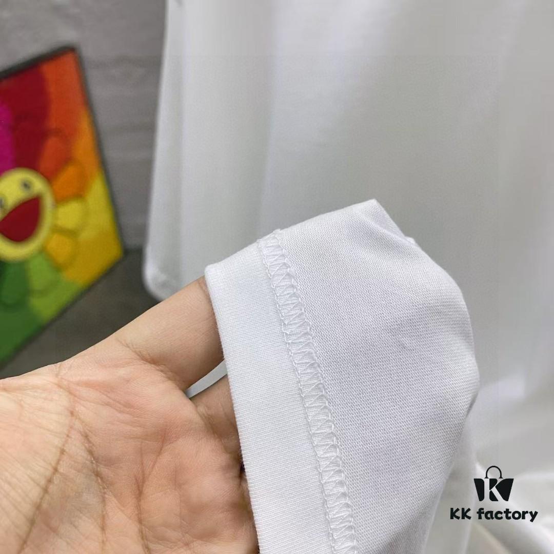 Alexander Wang * alexanderwang 2025 Spring/Summer New Arrival Letter Logo Print Custom Fabric 300g Short Sleeve T-Shirt Unisex