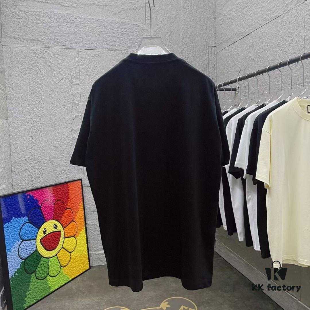 Alexander Wang 2025 Spring/Summer New Arrival Letter Logo Print Custom 300g Fabric Short Sleeve T-Shirt Unisex