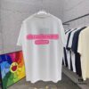 Alexander Wang * alexanderwang 2025 Spring/Summer New Arrival Letter Logo Print Custom Fabric 300g Short Sleeve T-Shirt Unisex