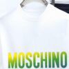 MOSCHINO 2025 New Men's Short Sleeve T-Shirt and Shorts Set! Official Website Synchronized Sales! High-End Version Available! Exquisitely Soft and Comfortable Fabric! Three-Dimensional Tailoring with Outstanding Silhouette!