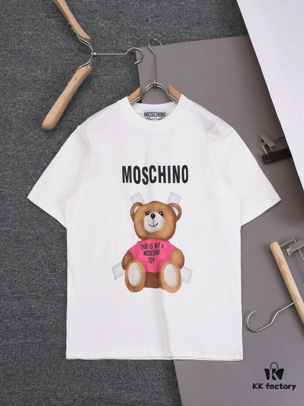 New Arrival 25S Moschino Digital Print T-Shirt, Premium Cotton Washed Fabric, Unisex Loose Fit Fashion Streetwear