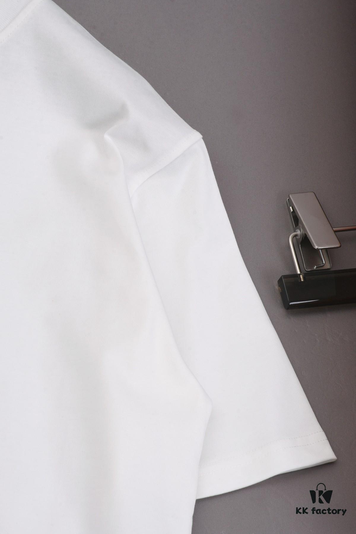 New Arrival 25S Moschino Digital Print T-Shirt, Premium Cotton Washed Fabric, Unisex Loose Fit Fashion Streetwear