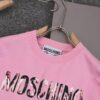 New Arrival Moschino Print T-Shirt, Minimalist Fashion Design, Premium 260gsm Cotton Washed Fabric, Unisex Style