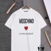 Moschino Printed T-Shirt, New Arrival, Minimalist Fashion Design, Premium Quality, Pre-washed 260g Pure Cotton Fabric, Unisex Style