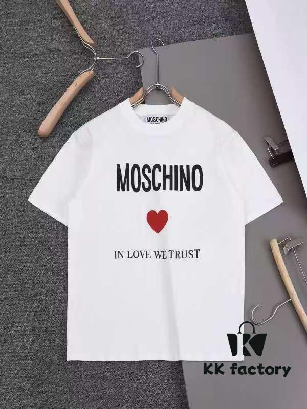 Moschino Printed T-Shirt, New Arrival, Minimalist Fashion Design, Premium Quality, Pre-washed 260g Pure Cotton Fabric, Unisex Style