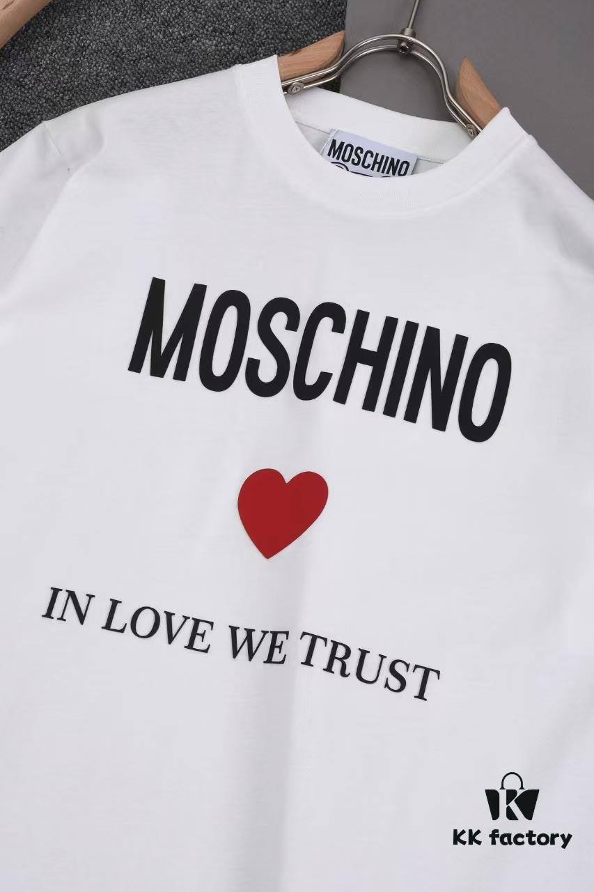 Moschino Printed T-Shirt, New Arrival, Minimalist Fashion Design, Premium Quality, Pre-washed 260g Pure Cotton Fabric, Unisex Style