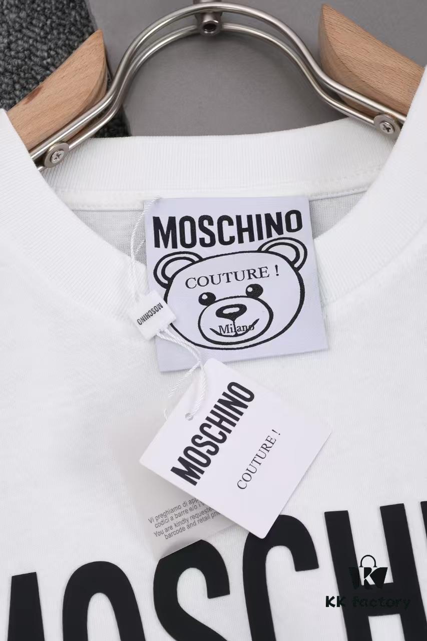 Moschino Printed T-Shirt, New Arrival, Minimalist Fashion Design, Premium Quality, Pre-washed 260g Pure Cotton Fabric, Unisex Style