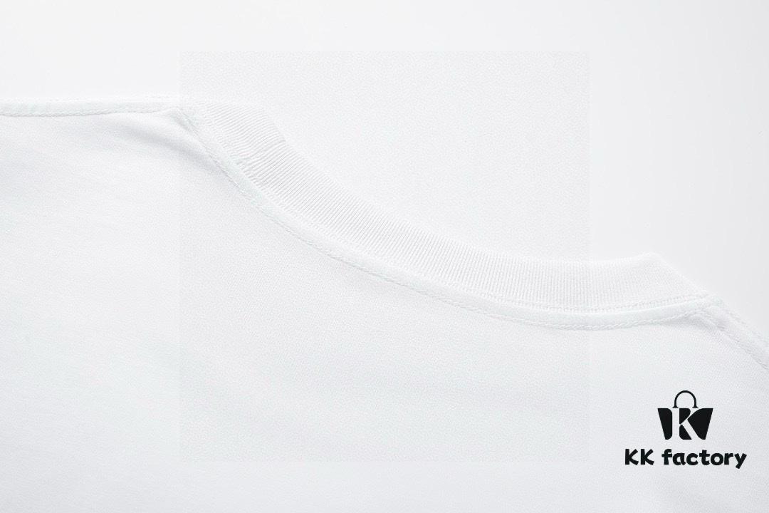 Moschino 2025 New Arrival Cute Rainbow Bear Logo Unisex Short Sleeve T-Shirt