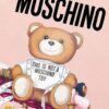 Moschino 2025 New Arrival Cute Series Tailor Bear Letter Logo Unisex Short Sleeve T-Shirt