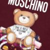 Moschino 2025 New Arrival Cute Series Tailor Bear Letter Logo Unisex Short Sleeve T-Shirt