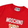 Moschino 2025 New Arrival Cute Series Tailor Bear Letter Logo Unisex Short Sleeve T-Shirt