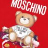 Moschino 2025 New Arrival Cute Series Tailor Bear Letter Logo Unisex Short Sleeve T-Shirt