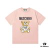 Moschino 2025 New Arrival Cute Collection Doll Letter Logo Unisex Short Sleeve T-Shirt