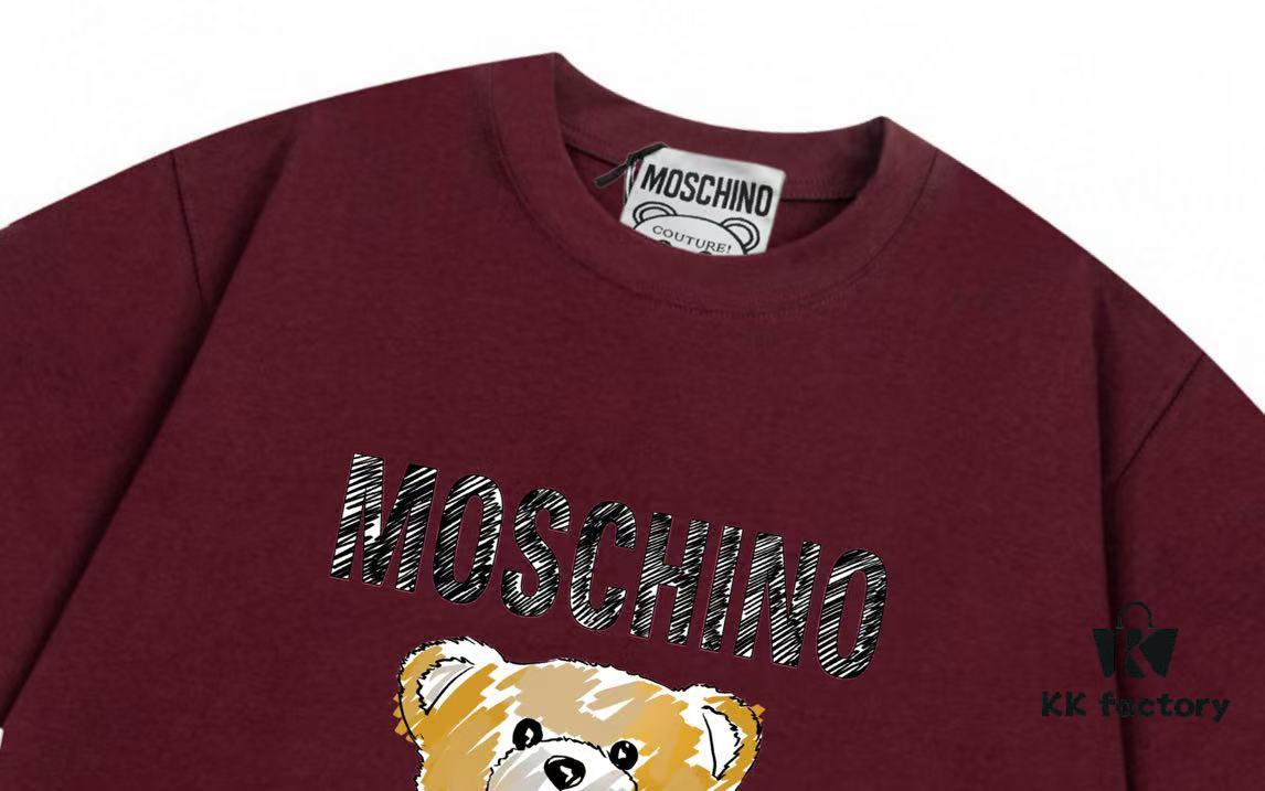 Moschino 2025 New Arrival Cute Collection Doll Letter Logo Unisex Short Sleeve T-Shirt