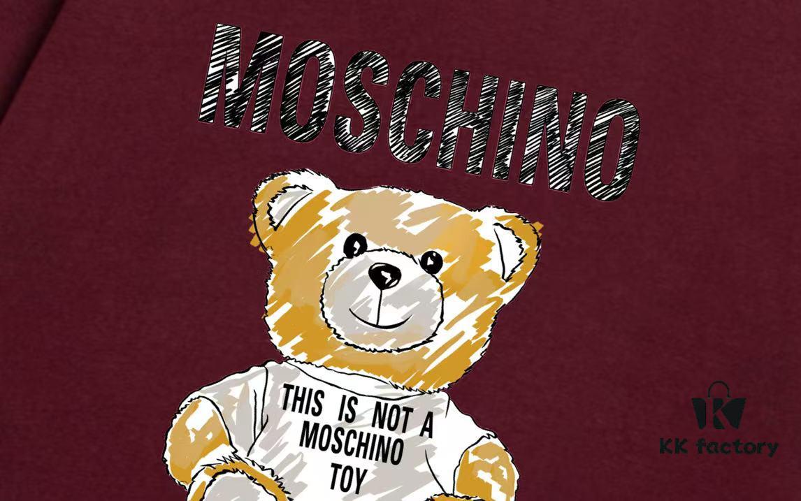 Moschino 2025 New Arrival Cute Collection Doll Letter Logo Unisex Short Sleeve T-Shirt