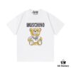 Moschino 2025 New Arrival Cute Collection Doll Letter Logo Unisex Short Sleeve T-Shirt