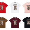 Moschino 2025 New Arrival Cute Series Sunglasses Bear Letter Logo Unisex Short Sleeve T-Shirt