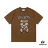 Moschino 2025 New Arrival Cute Series Sunglasses Bear Letter Logo Unisex Short Sleeve T-Shirt