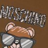 Moschino 2025 New Arrival Cute Series Sunglasses Bear Letter Logo Unisex Short Sleeve T-Shirt