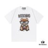 Moschino 2025 New Arrival Cute Series Sunglasses Bear Letter Logo Unisex Short Sleeve T-Shirt