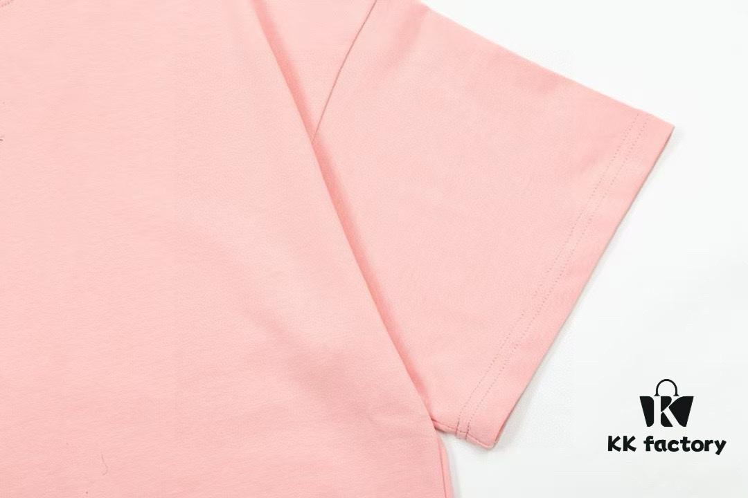 Moschino 2025 New Arrival Cute Series 3D Bear Letter Logo Unisex Short Sleeve T-Shirt