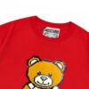 Moschino 2025 New Arrival Cute Series 3D Bear Letter Logo Unisex Short Sleeve T-Shirt