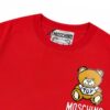 Moschino 2025 New Arrival Cute Series Mosaic Bear Letter Logo Unisex Short Sleeve T-Shirt