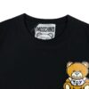 Moschino 2025 New Arrival Cute Collection Mosaic Bear Letter Logo Unisex Short Sleeve T-Shirt
