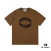 Moschino 2025 New Arrival 3D Letter Logo Unisex Short Sleeve T-Shirt