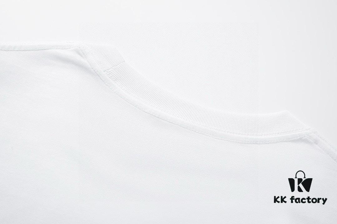 Moschino 2025 New Arrival 3D Letter Logo Unisex Short Sleeve T-Shirt