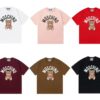 Moschino 2025 New Arrival Teddy Bear 🐻 Letter Logo Unisex Short Sleeve T-Shirt