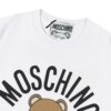 Moschino 2025 New Arrival Teddy Bear 🐻 Letter Logo Unisex Short Sleeve T-Shirt