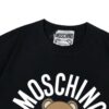 Moschino 2025 New Arrival Teddy Bear 🐻 Letter Logo Unisex Short Sleeve T-Shirt