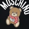 Moschino 2025 New Arrival Teddy Bear 🐻 Letter Logo Unisex Short Sleeve T-Shirt