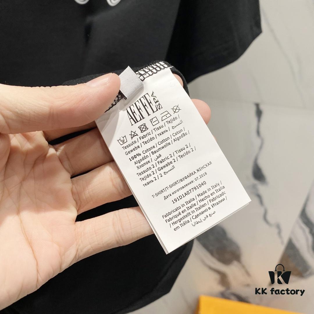 MOSCHINO 260g Crew Neck Short Sleeve T-Shirt with Cute Gray Bear and Letter Logo Print